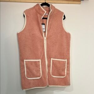 Smash + Tess Pink Fleece Vest